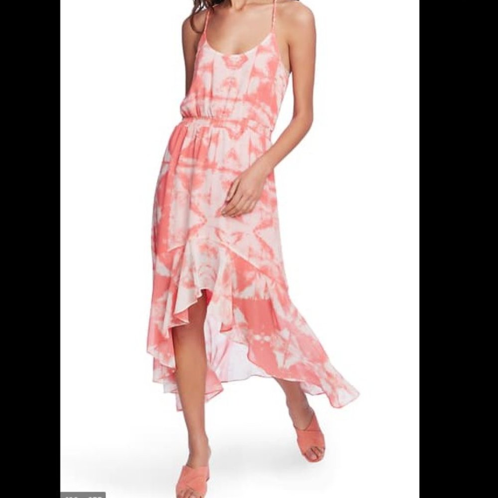 NWT 1.State Tie Dye Desert Oasis Dress Cactus Bud - Picture 1 of 11